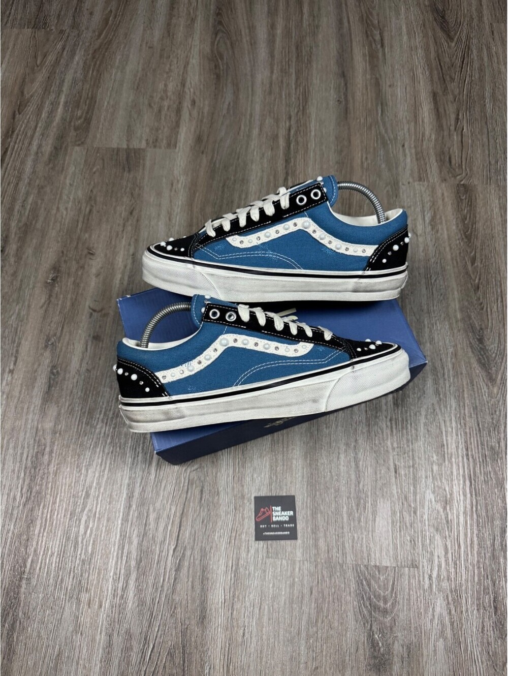 Size 9 - Vans Old Skool 36 LX Pearlized Pack - Black Navy